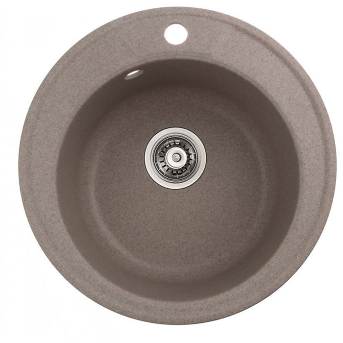 GRANITE KITCHEN SINK INTER CERAMIC ICK 8301 Ф49Х19.5 CM. BEIGE