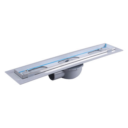 FLOOR LINEN SIPHON 500X125 CHROME INTER CERAMIC