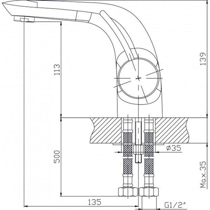 MIXER INTER CERAMIC TIANA
