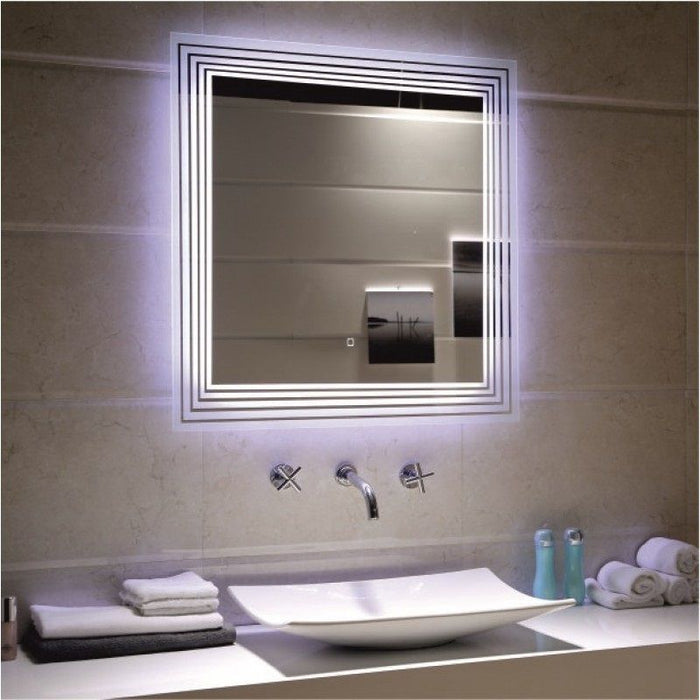 LED MIRROR DIA 80x80