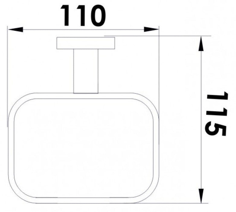 GLASS SOAP DISH