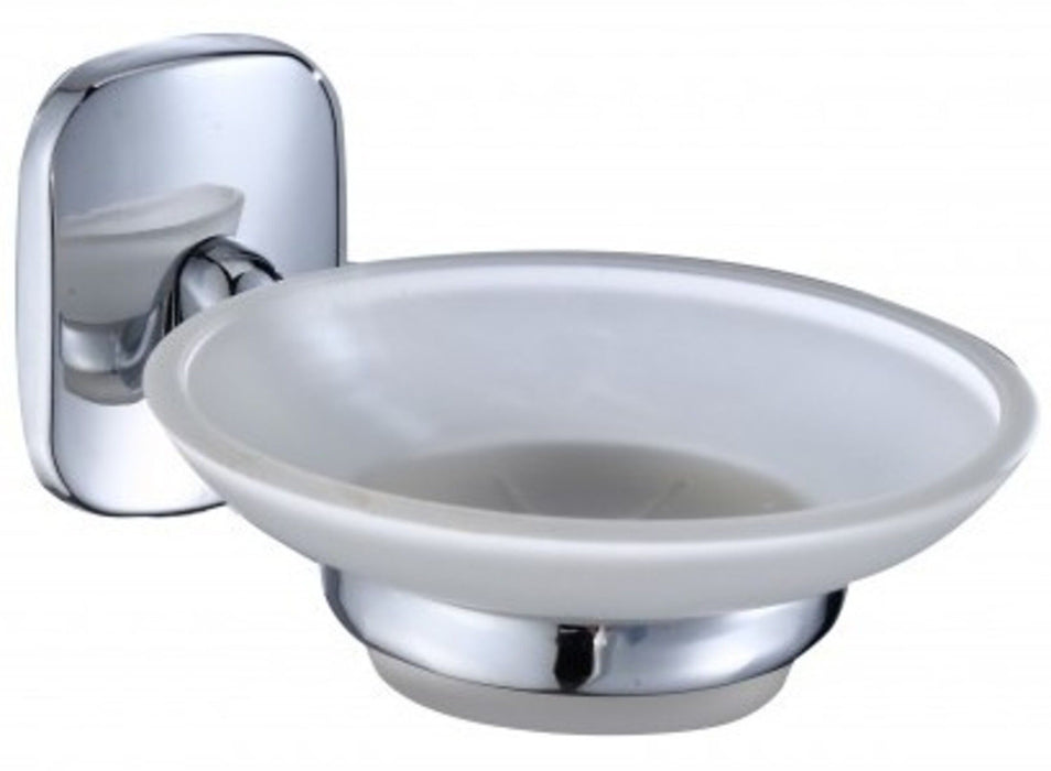 GLASS SOAP DISH