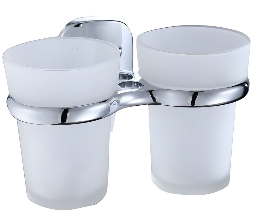 DOUBLE TOOTH BRUSH CUP