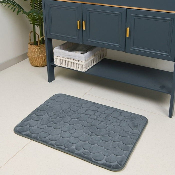 MEMORY BATHROOM MAT GRAY