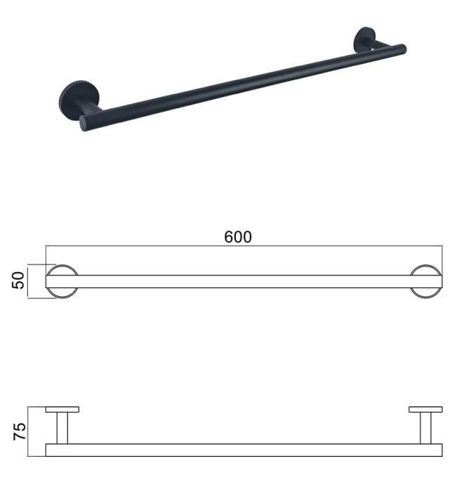 TOWEL RACK 60 CM INTER CERAMIC LUSSO