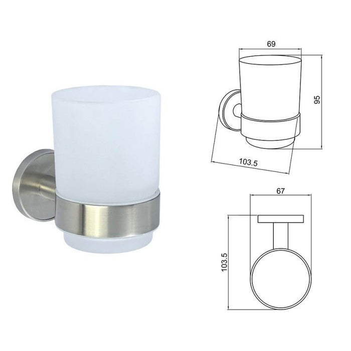 INTER CERAMIC LUSSO TOOTHBRUSH CUP