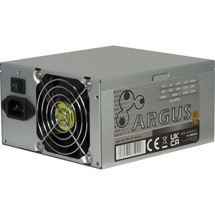 Power supply unit Inter Tech Argus HA-600AA2 600W 80+ Gold