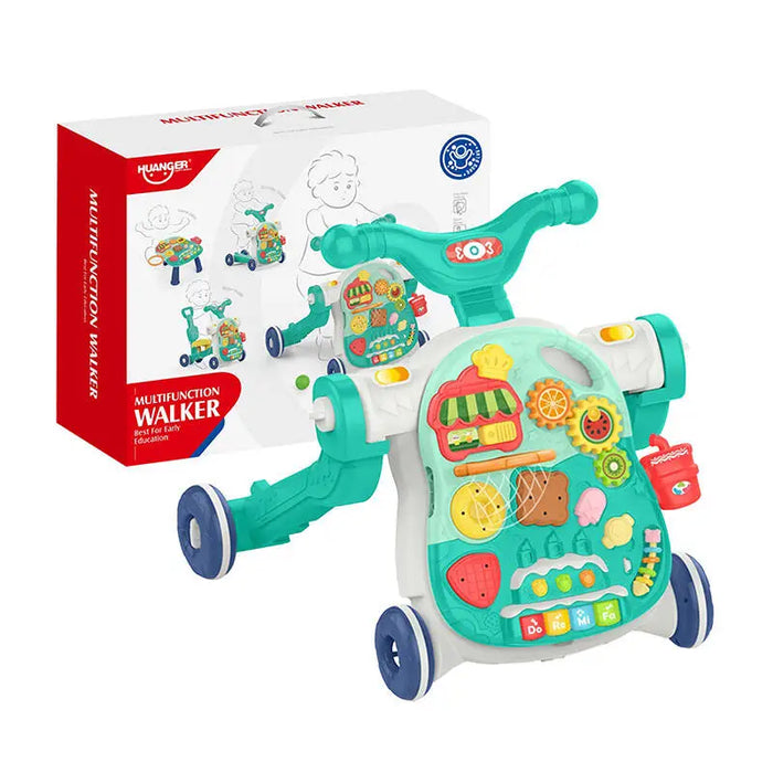 Interactive educational table 4 in 1 (green) Huanger HE0816 - Walkers and interactive tables<<<Toys<<<InnproXML