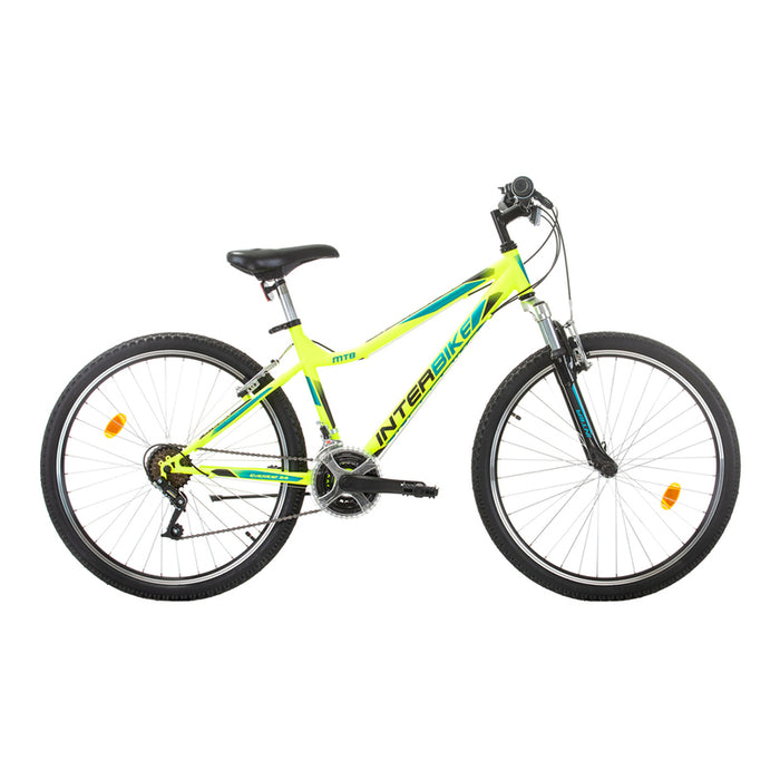 BIKE INTERBIKE EVEREST 26" NEON GREEN 18 SPEEDS, 18 SPEEDS, STEEL FRAME