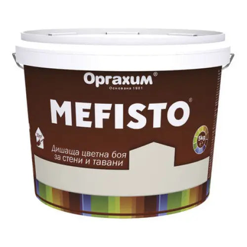 INTERIOR PAINT COLOR VANILLA 5 KG MEFISTO - Цветни интериорни бои<<<Интериорни бои<<<Подови и стенни