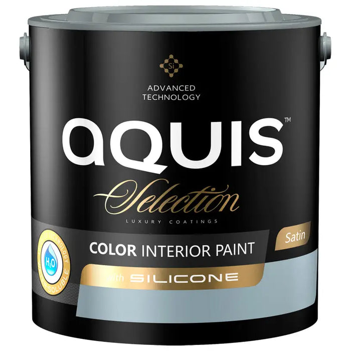 INTERIOR PAINT WITH SILICONE ALPINE GLACIER 2.5 L AQUIS - Цветни интериорни бои<<<Интериорни бои<<<Подови и стенни