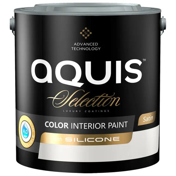 INTERIOR PAINT WITH SILICONE ANTIQUE PORCELAIN 2.5 L AQUIS - Цветни интериорни бои<<<Интериорни бои<<<Подови и стенни