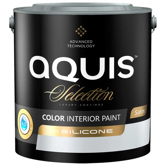 INTERIOR PAINT WITH SILICONE AUTUMN MIST 2.5 L AQUIS - Цветни интериорни бои<<<Интериорни бои<<<Подови и стенни