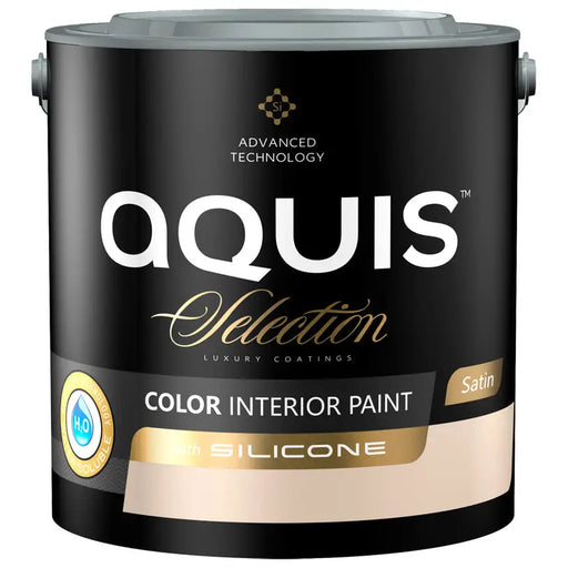 INTERIOR PAINT WITH SILICONE CORAL GLOSS 2.50 L AQUIS - Цветни интериорни бои<<<Интериорни бои<<<Подови и стенни