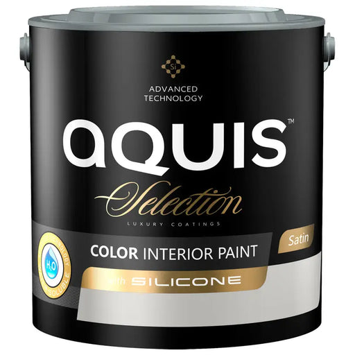INTERIOR PAINT WITH SILICONE GRAY AGATES 2.5 L AQUIS - Цветни интериорни бои<<<Интериорни бои<<<Подови и стенни
