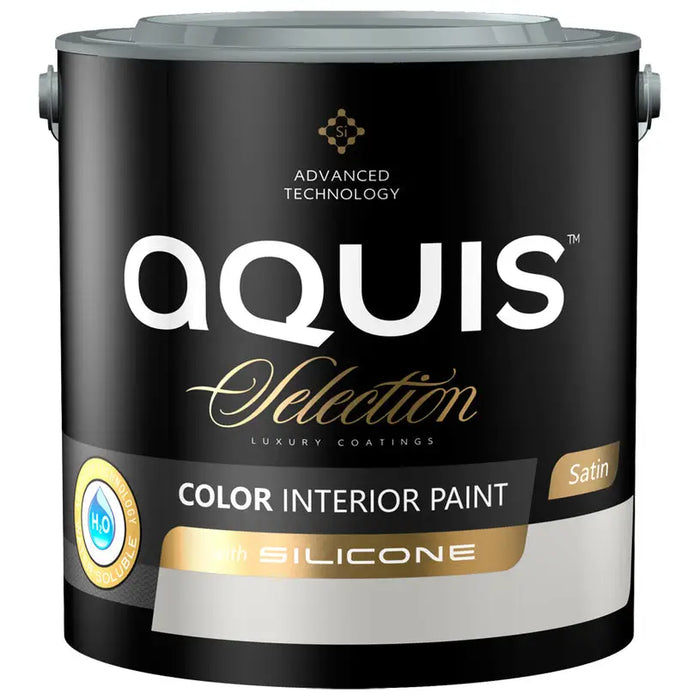INTERIOR PAINT WITH SILICONE GRAY AGATES 2.5 L AQUIS - Цветни интериорни бои<<<Интериорни бои<<<Подови и стенни