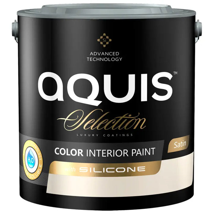 INTERIOR PAINT WITH SILICONE OAT COOKIE 2.5 L AQUIS - Цветни интериорни бои<<<Интериорни бои<<<Подови и стенни
