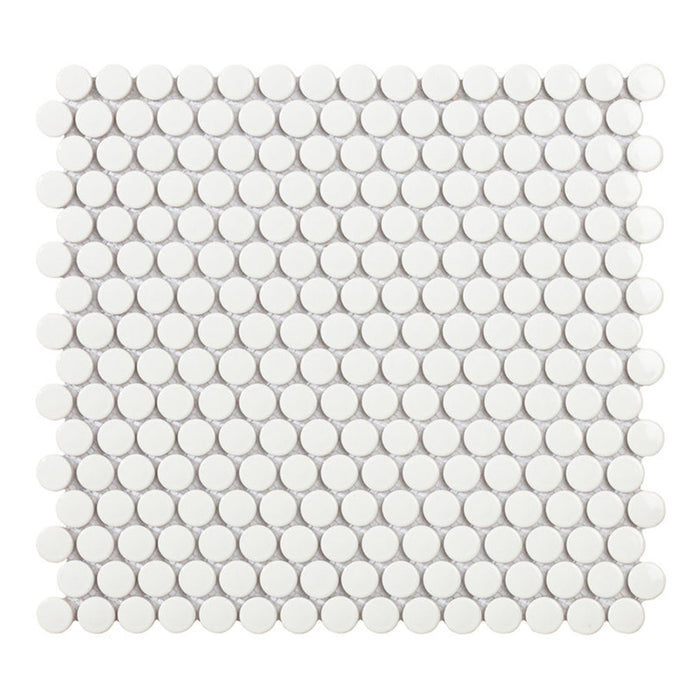 INTERMATEX PENNY WHITE GLOSS MOSAIC 31.5X29.1 CM