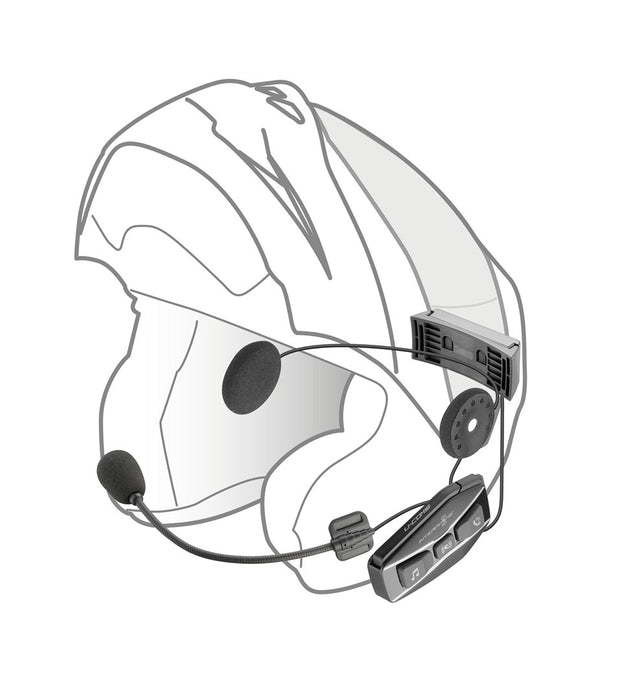 Interphone U-COM 16 Motorbike intercom 1600 m Black