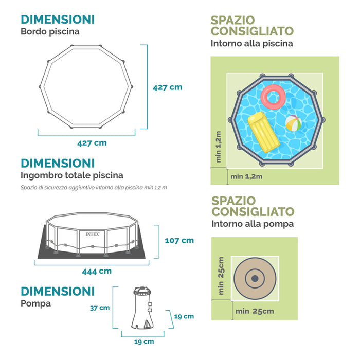 POOL F427X107CM INTEX 26720NP