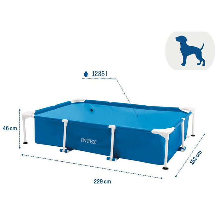 POOL FOR A PET LOVER 229X152X46CM INTEX 48404NP