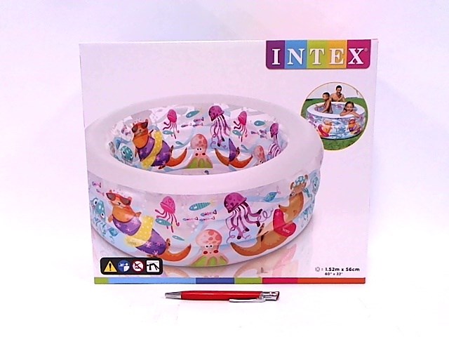 Fish Pool with Inflatable Floor in Box 52x56cm 58480NP INTEX