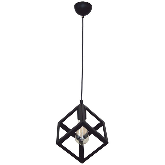 CHANDELIER E27 BLACK INTO LORINDA