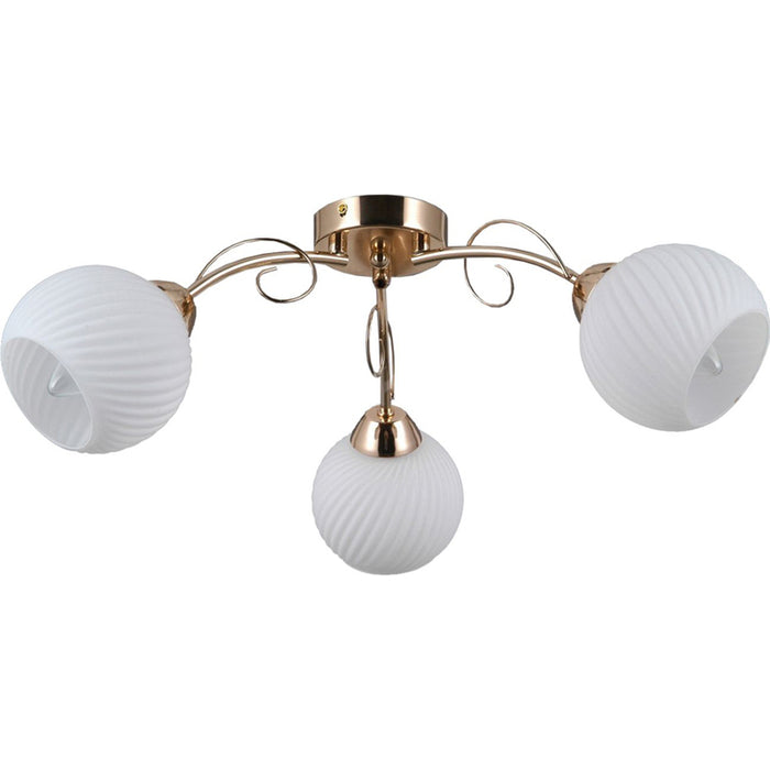 CHANDELIER 3X27 BRASS INTO SPAY