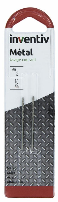 DRILL METAL F2 INVENTIV 2 PCS
