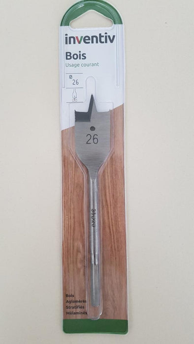 WOOD DRILL F26 FLAT INVENTIV