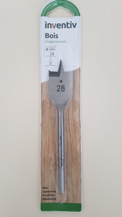 WOOD DRILL F28 FLAT INVENTIV