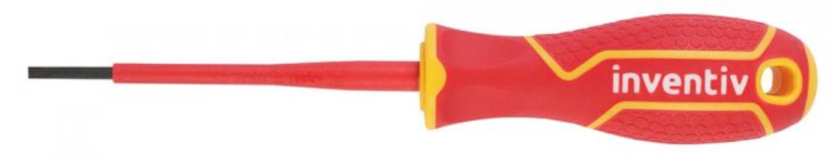 SCREWDRIVER STRAIGHT 1000V 2.5X75MM INVENTIV