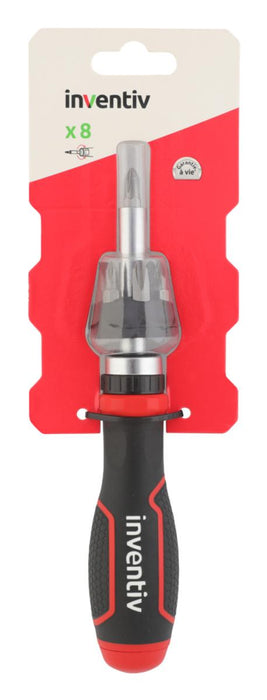 BITS SET WITH SCREWDRIVER 7H. INVENTIV