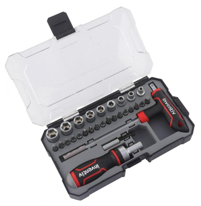 BIT SET WITH SCREWDRIVER 29H. INVENTIV