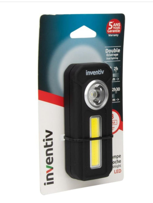 POCKET FLASHLIGHT INVENTIV LED 300 LM