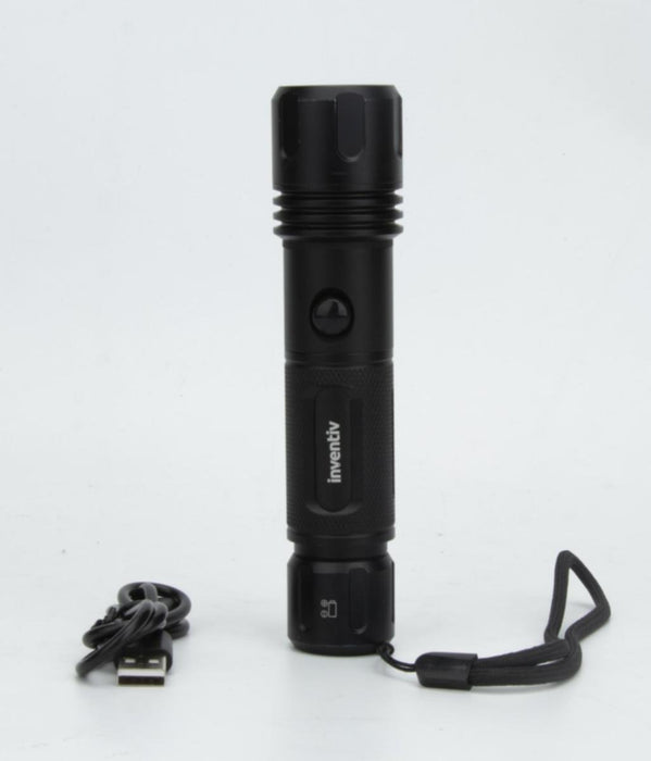 POCKET FLASHLIGHT INVENTIV LED USB A 500 LM