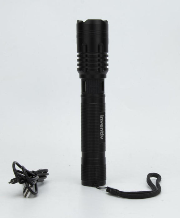 POCKET FLASHLIGHT INVENTIV LED USB A 700 LM