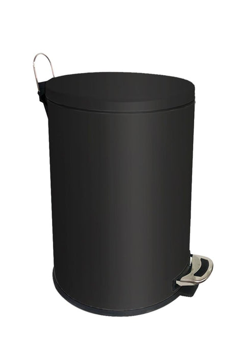 PEDAL BASKET 20L METAL BLACK MATTE