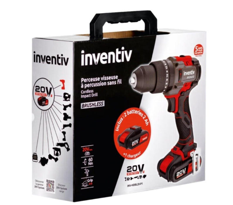 CORDLESS DRILL INVENTIV 20V 60N