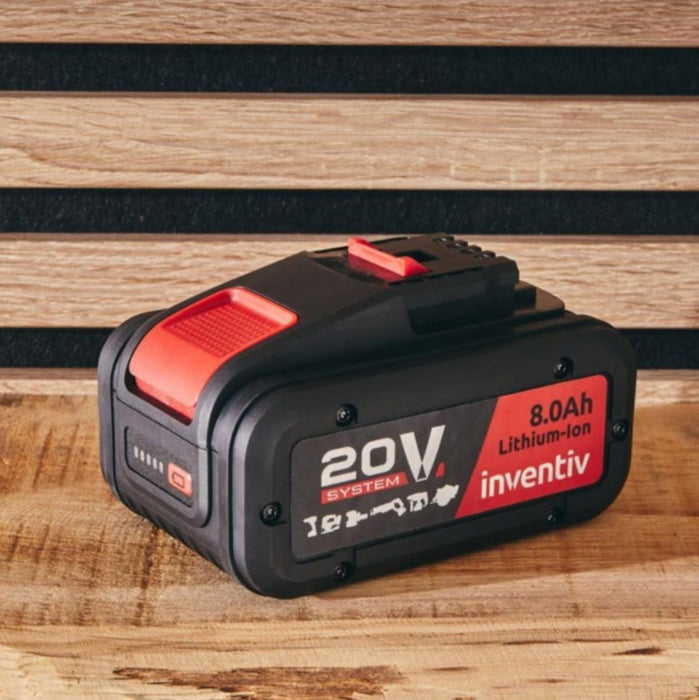 BATTERY WITH INDICATOR 8AH 20V INVENTIV