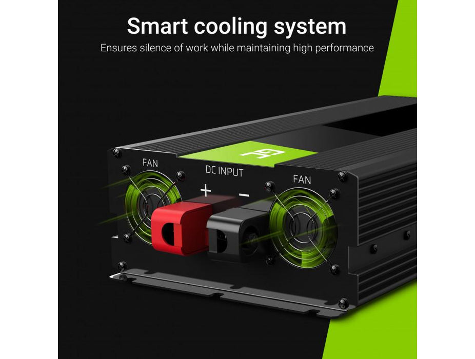 Inverter GREEN CELL 24V/1500W pure sine wave - Инвертори<<<Непрекъсваеми токозахранващи