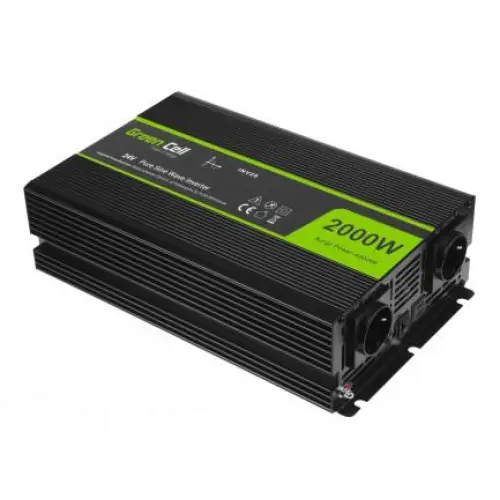 Inverter GREEN CELL 24V/2000W pure sine wave - Инвертори<<<Непрекъсваеми токозахранващи