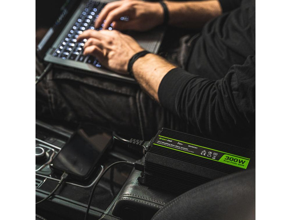 Inverter GREEN CELL PRO 12V 150W/300W Modified sine wave - Инвертори<<<Непрекъсваеми токозахранващи устройства<<<ValiAPI