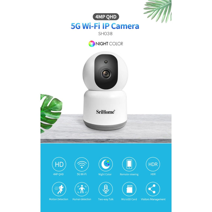 IP camera Sricam SriHome SH026 1080P HD WiFi CCTV SD Card Night Vision