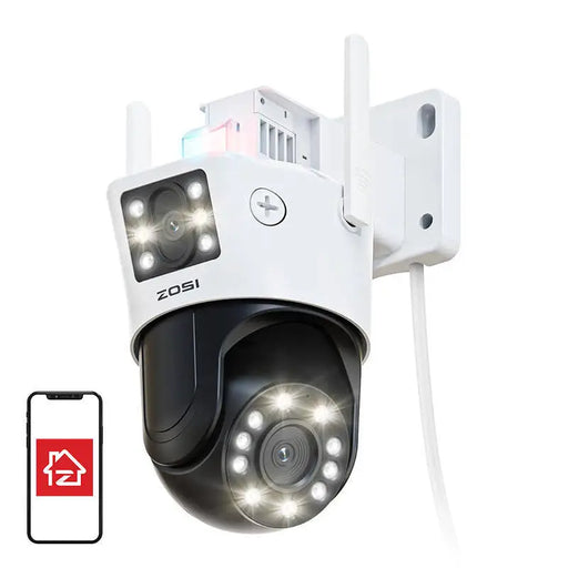 IP Outdoor Camera ZOSI C298 WiFi Pan Tilt 6MP Dual IP66 - IP cameras<<<Smart Home<<<InnproXML