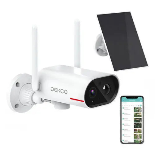 IP Outdoor WiFi camera with solar panel DEKCO DC8L 3MP - IP cameras<<<Smart Home<<<InnproXML