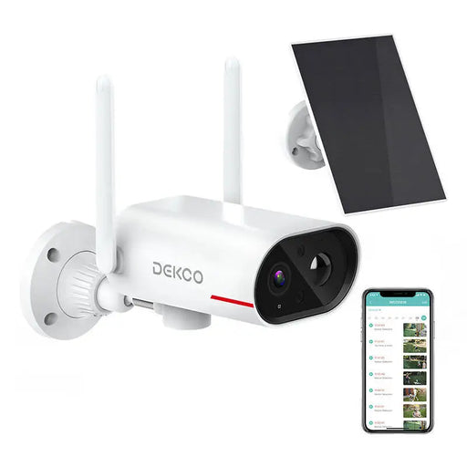 IP Outdoor WiFi camera with solar panel DEKCO DC8L 3MP - IP cameras<<<Smart Home<<<InnproXML