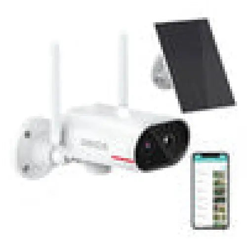 IP Outdoor WiFi camera with solar panel DEKCO DC8L 3MP - IP cameras<<<Smart Home<<<InnproXML