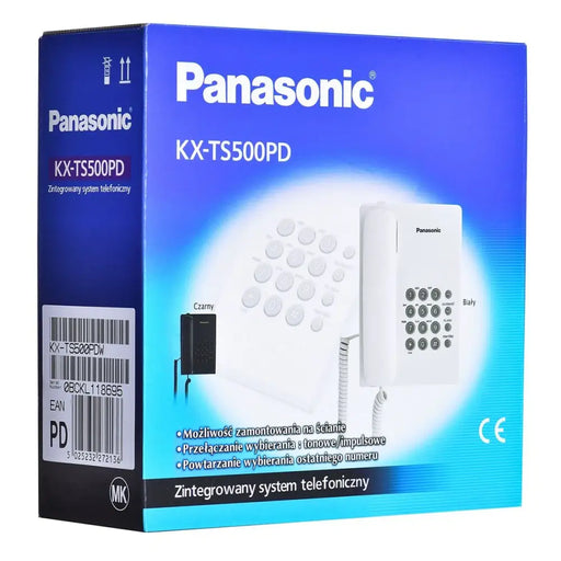 IP Telephone Panasonic KX-TS500PDW - Стационарни и IP телефони<<<Електроника Телефони и таблети<<<Компютри|