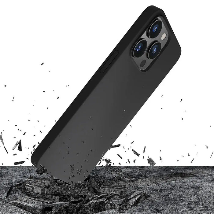 iPhone 14 Pro 3mk Silicone Case Series - Black - Cell phone cases and covers<<<HurtelXML